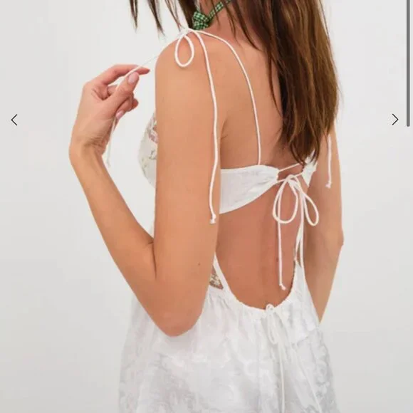 NEW FOR LOVE AND LEMONS TIK TOK heart window slip dress xl
